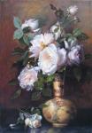  .     Marie Nyl-Frosch (1857-1914) Rosen in Vase \ 80\60 2022