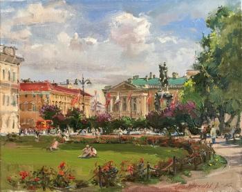 On St. Isaac's Square. St.Petersburg. Olshannikov Vasiliy