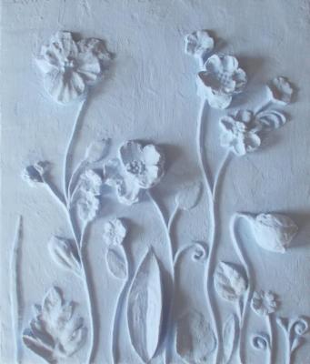 Light blue (Sculptural Wall Art). Mironova Tatiana