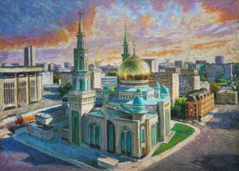 In the golden rays of sunset (Cathedral Mosque). Razzhivin Igor