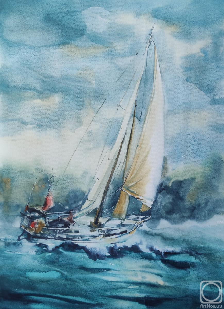 Krivoruchenko Elena. Under sail