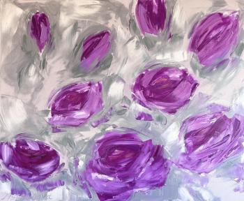 Painting Purple mix. Skromova Marina