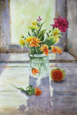 Morning bouquet (Bouquet In The Jar). Gayvoronskaya Elena