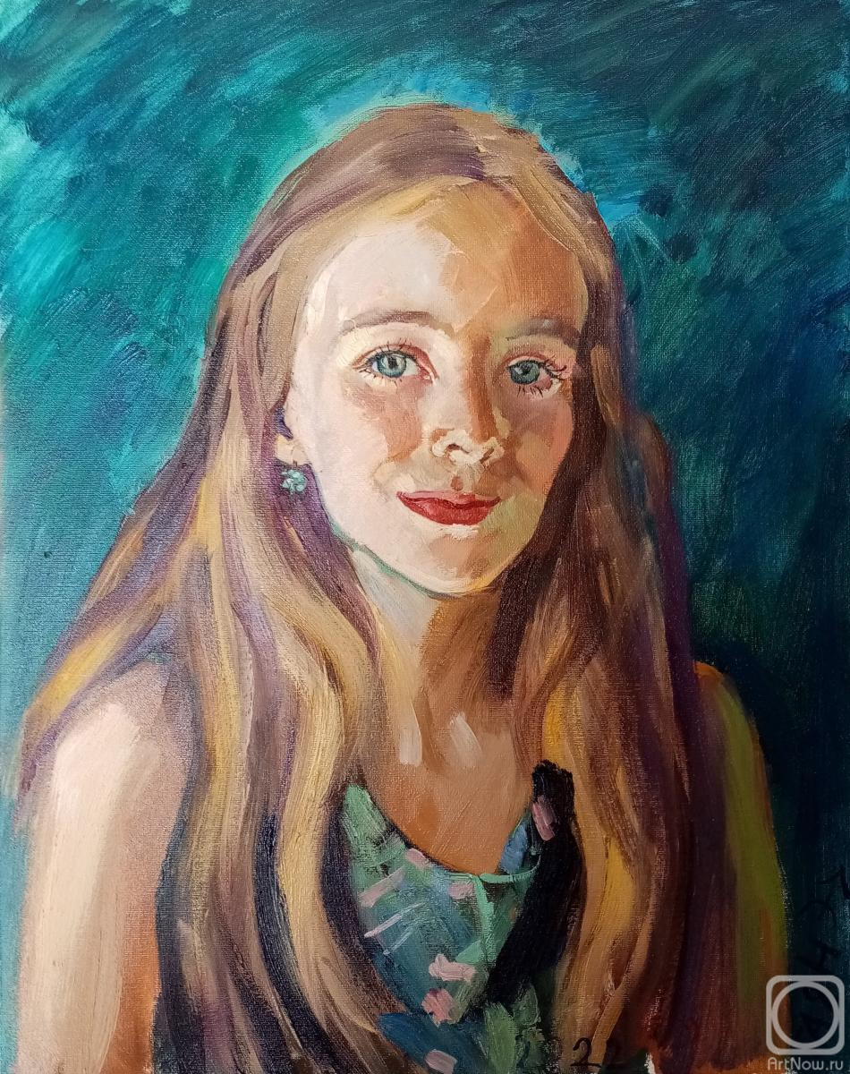 Dobrovolskaya Gayane. Portrait of Polina, from life