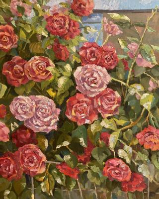 Roses from garden. Bernovskaya Anastasiya