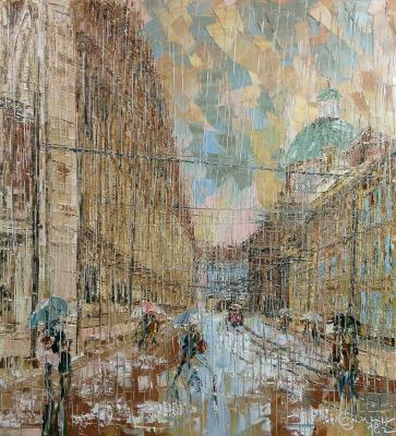 Rainy city. Smirnov Sergey