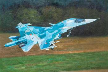 Su-34. Defender of heaven (Airplane Painting). Kamskij Savelij
