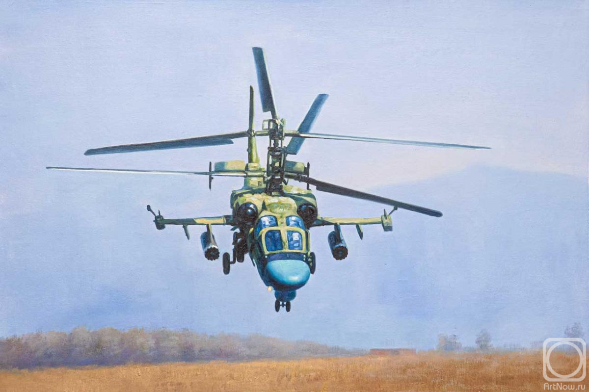 Kamskij Savelij. Helicopter Ka-52. Alligator