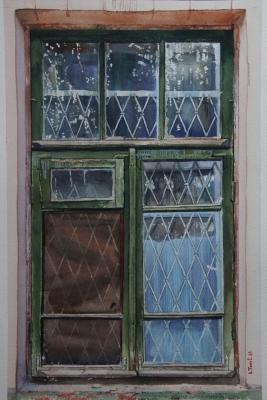 Green window. Panov Evgeniy