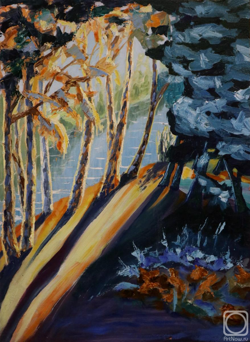 Polischuk Olga. Dawn in the forest
