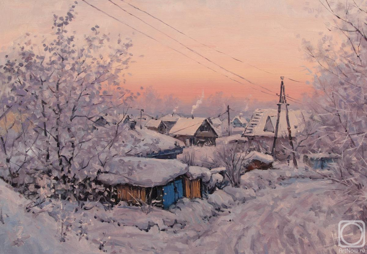 Volya Alexander. Winter in the Village, Frost