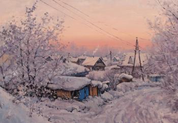 Winter in the Village, Frost. Volya Alexander