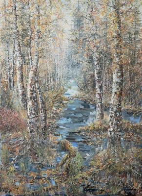 Painting October mood. Smirnov Sergey