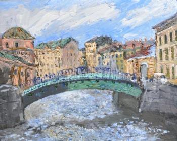 Konyushenny bridge (Paintings For Sale). Zhukoff Fedor