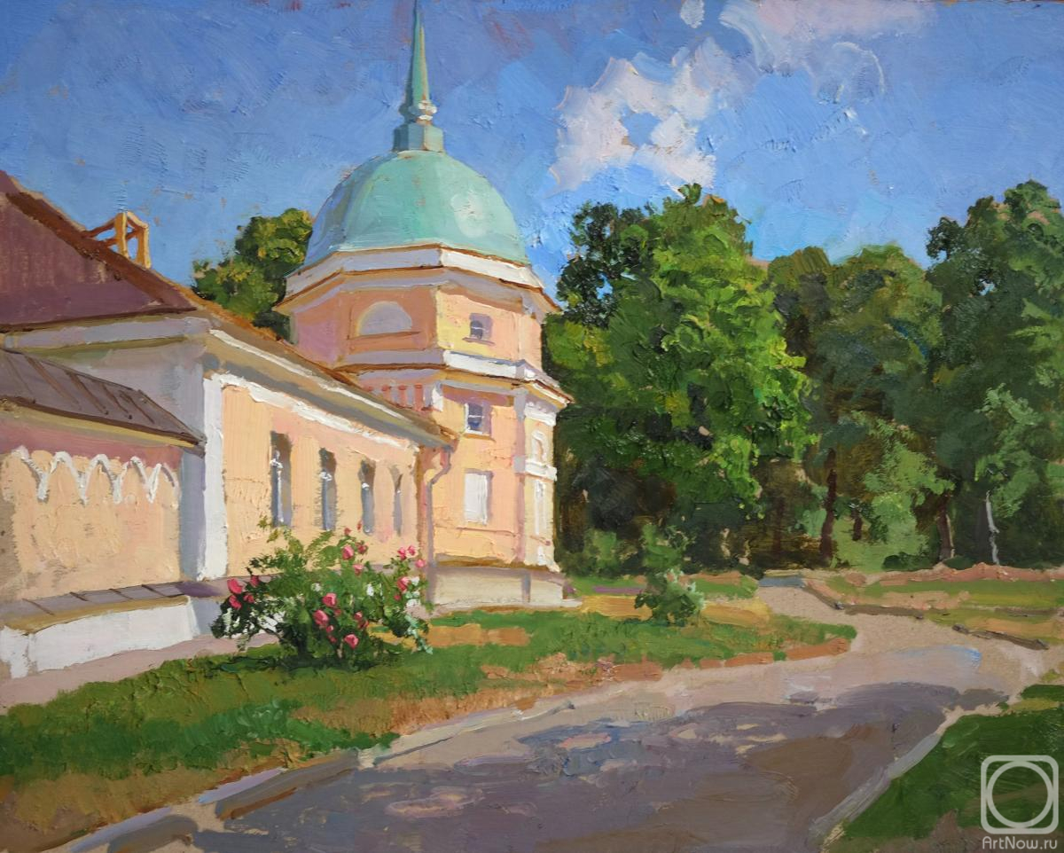 Panteleev Sergey. Optina Pustyn. Lazaret tower