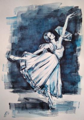 Ballerina from the ballet "Giselle" (Giselle Painting). Rodionova Svetlana