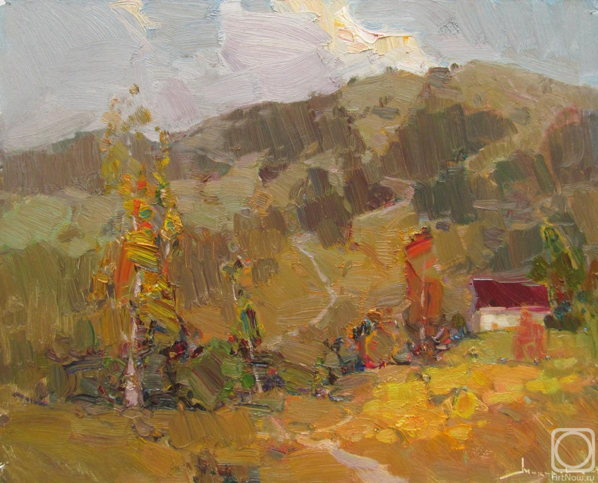 Makarov Vitaly. Road in the autumn hills