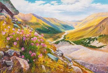 Caucasus. Road in the mountains ( ). Romm Alexandr