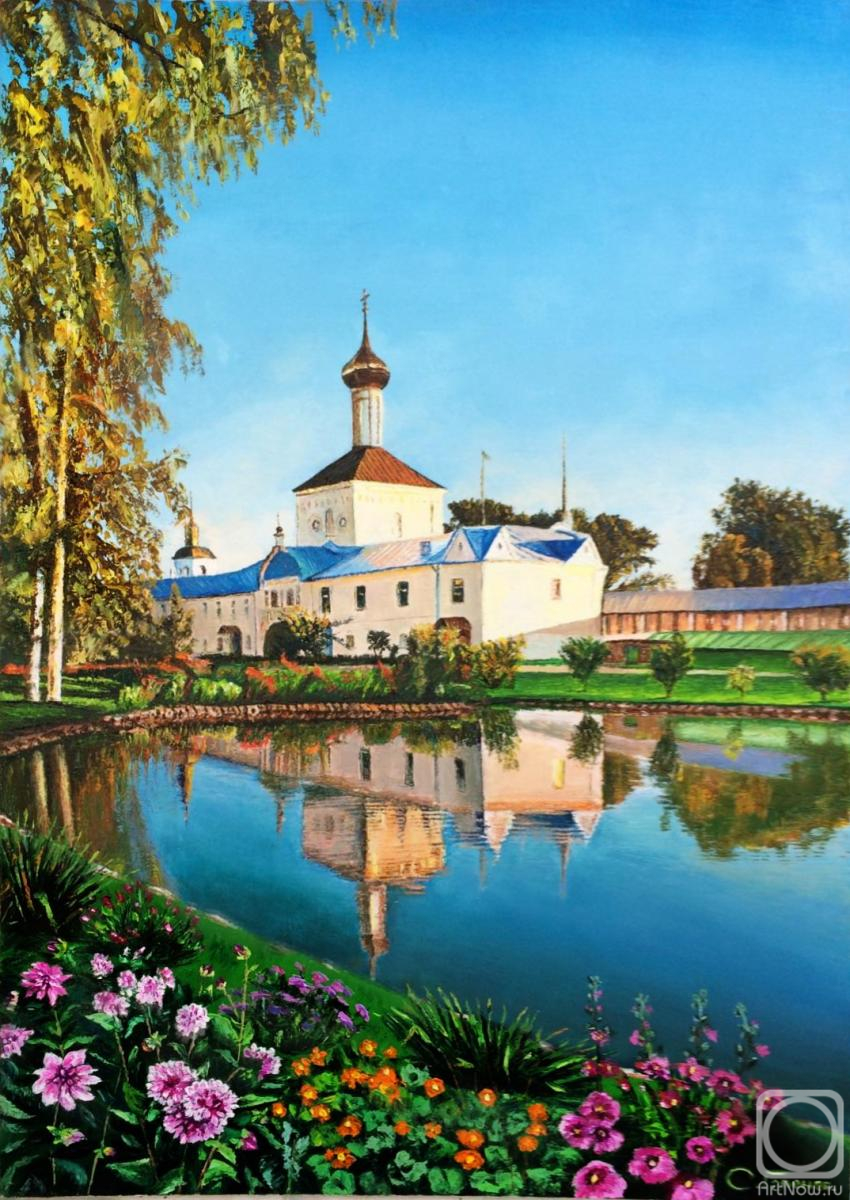 Gaponov Sergey. View of the Tolga monastery