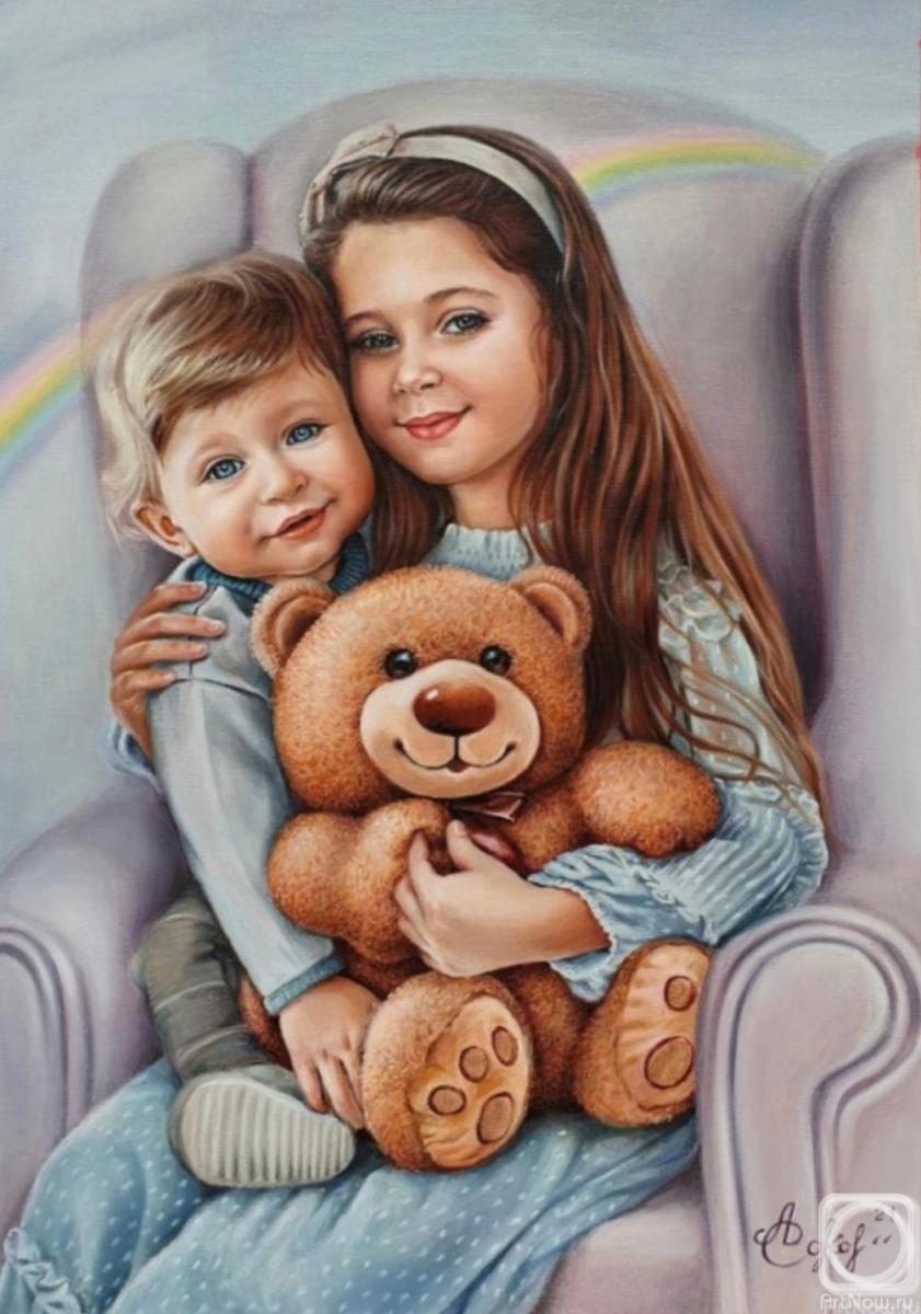 Sokolova Lyudmila. Children's portrait to order