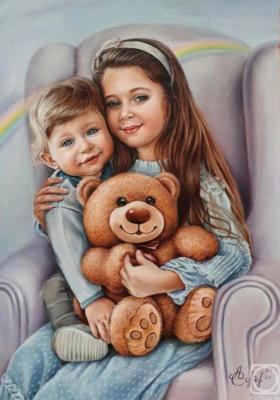 Children's portrait to order. Sokolova Lyudmila