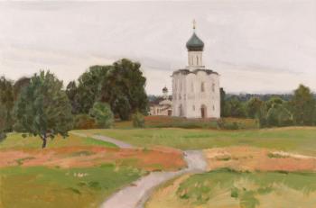 Church of the Intercession on the Nerl (Oilpainting). Pleshkov Aleksey