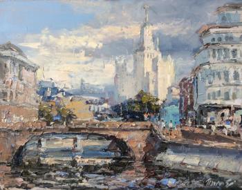 View of the Small Moskvoretsky Bridge (The Views Of Moscow). Poluyan Yelena