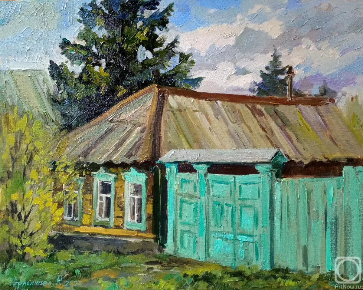Gerasimova Natalia. Old house in Kolomna. Spring