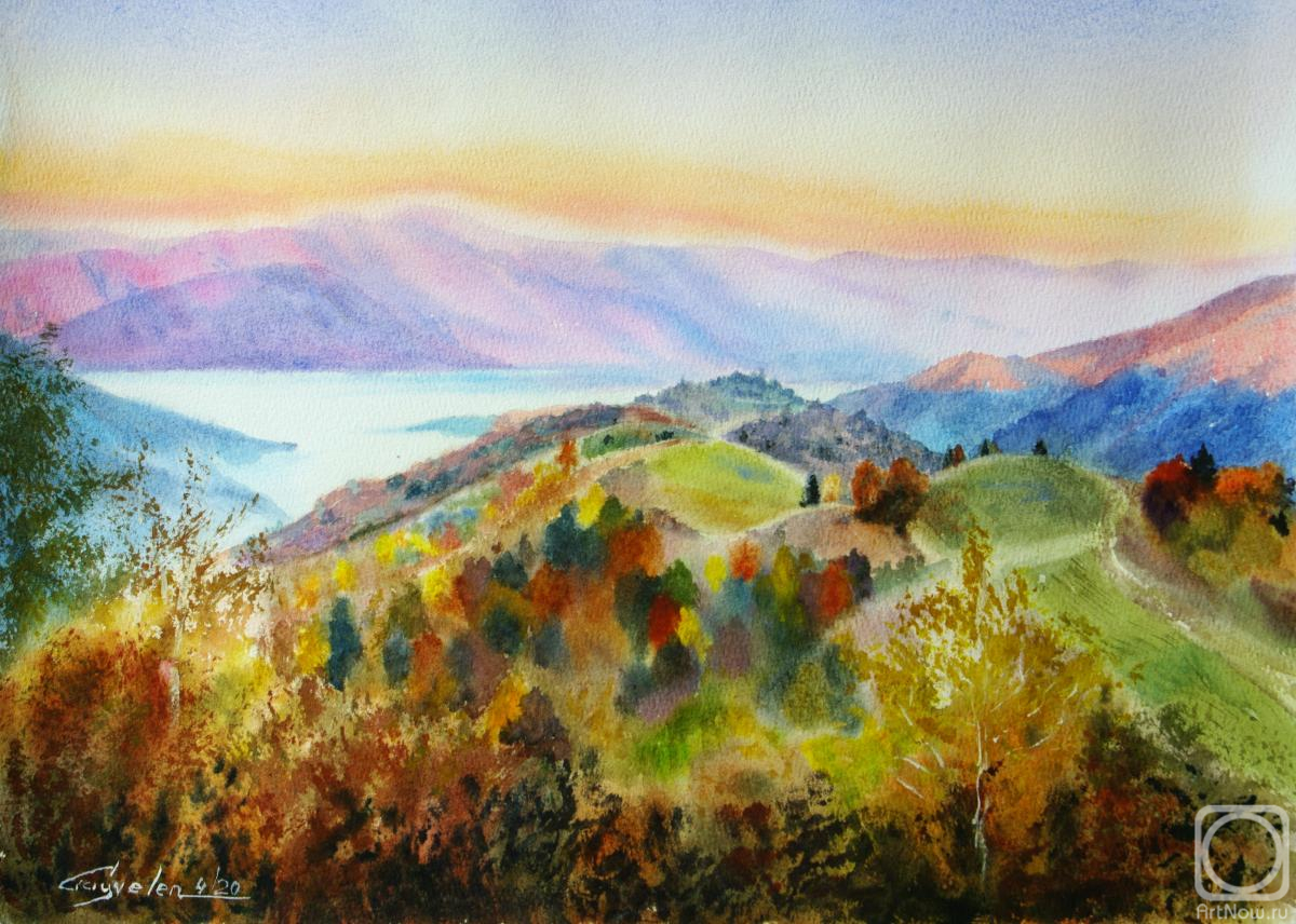 Gayvoronskaya Elena. Colored mountains