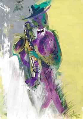 Saxophone solo (). Nesvetailo Ivan