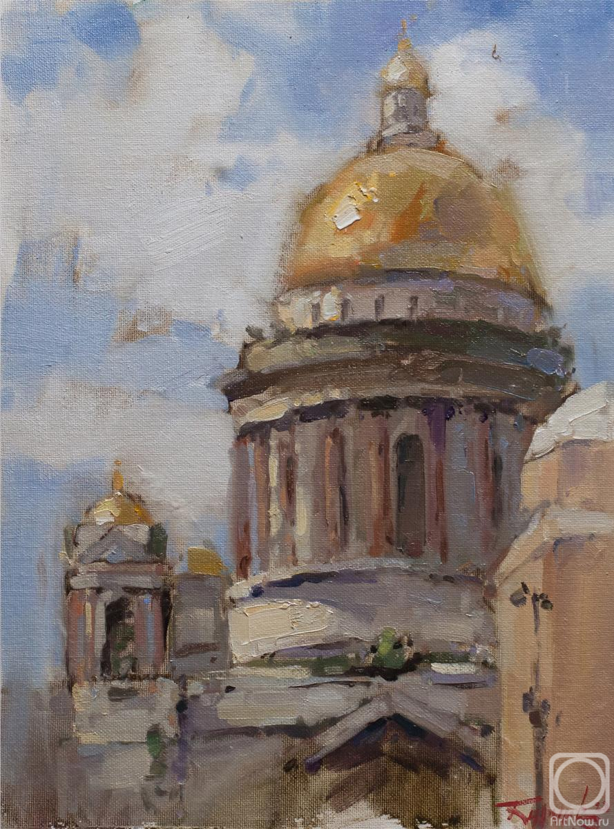 Burtsev Evgeny. Sketch at the Isakievsky Cathedral