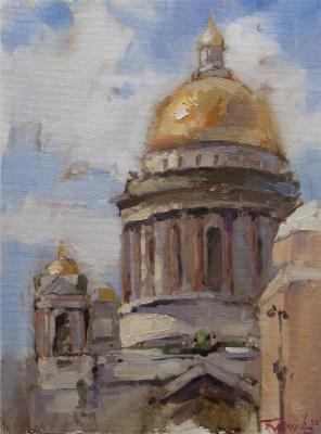 Sketch at the Isakievsky Cathedral (Dome Of The Church). Burtsev Evgeny