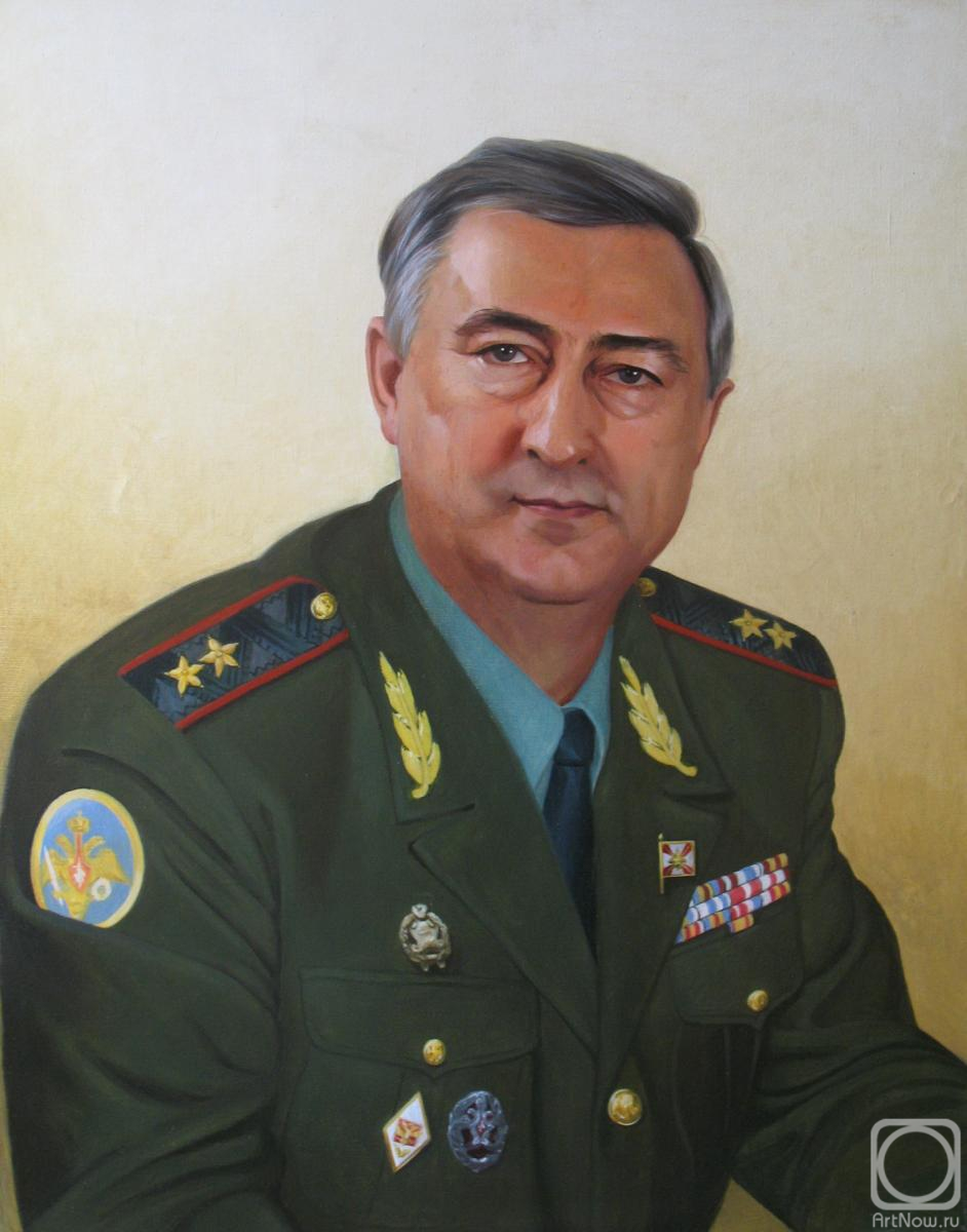 Bikova Yulia. Portrait of a Military Man 2