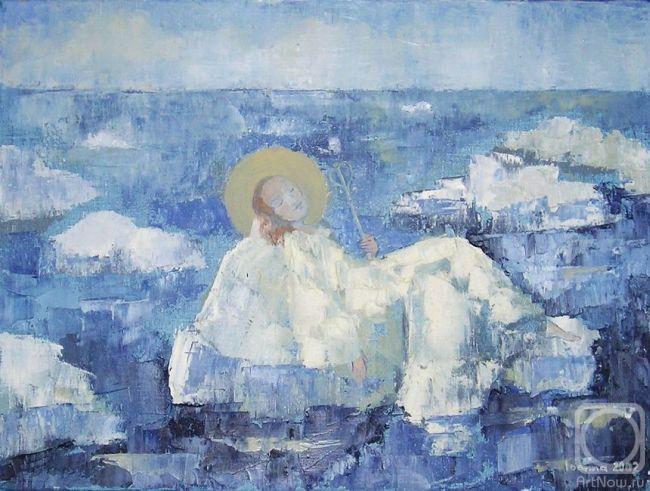 Adamovich Janna. ANGEL resting on ice floe