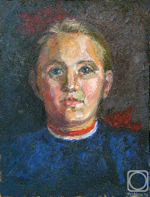 Yudaev-Racei Yuri. Portrait of young girl