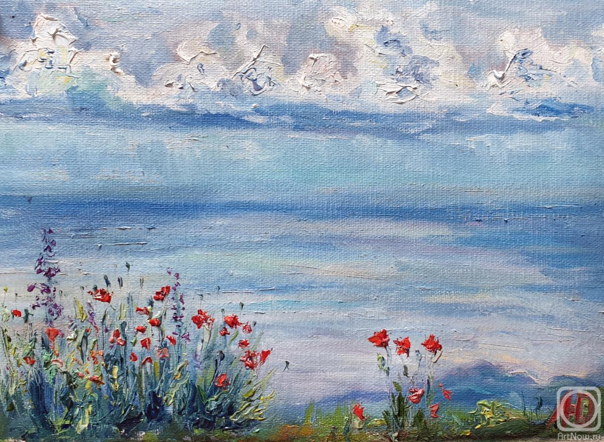 Yudenko (Litvinova) Lyudmila. Sea and Poppies