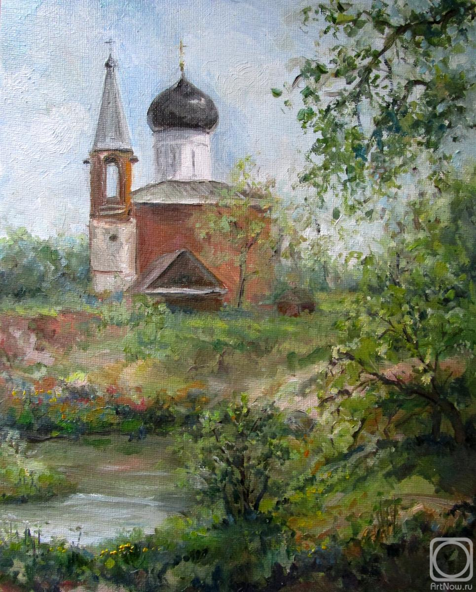 Serova Aleksandra. Church in may
