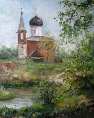 Church in may. Serova Aleksandra
