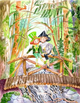 Over the dark water. Beketova Olga