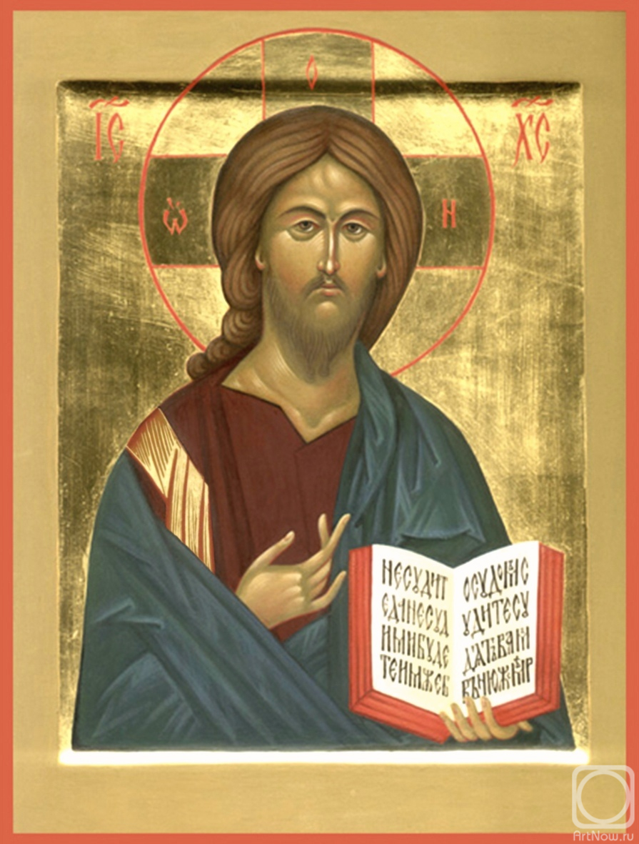 Zhuravleva Tatyana. Icon of Jesus Christ the Pantokrator