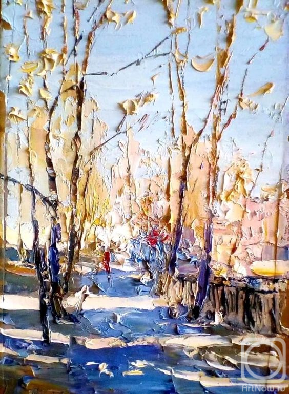 Lazareva Olga. The first snow