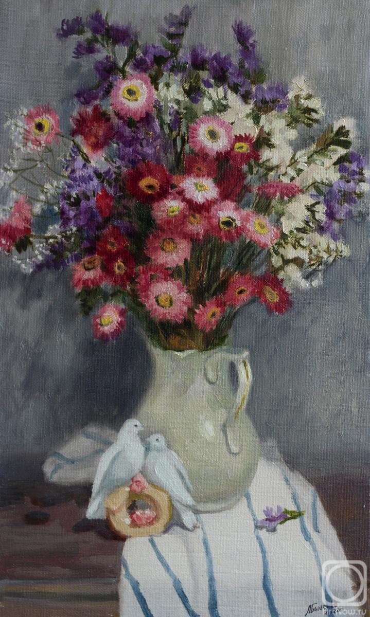 Bychenko Lyubov. Bouquet of dried flowers