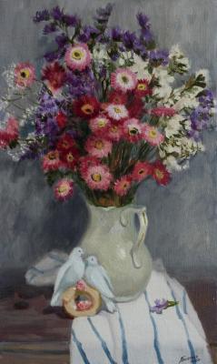 Bouquet of dried flowers. Bychenko Lyubov