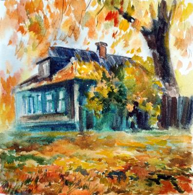 Autumn house. Gerasimova Natalia