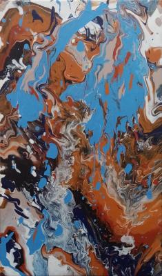 November, left side of the diptych, fluid No. 16