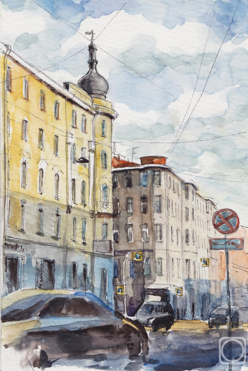 Serova Aleksandra. Petersburg street