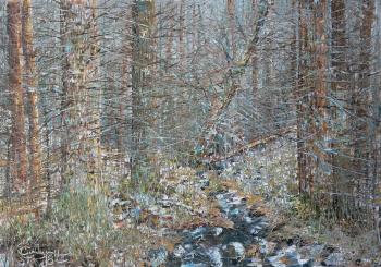 First frosts (Dark Forest Painting). Smirnov Sergey