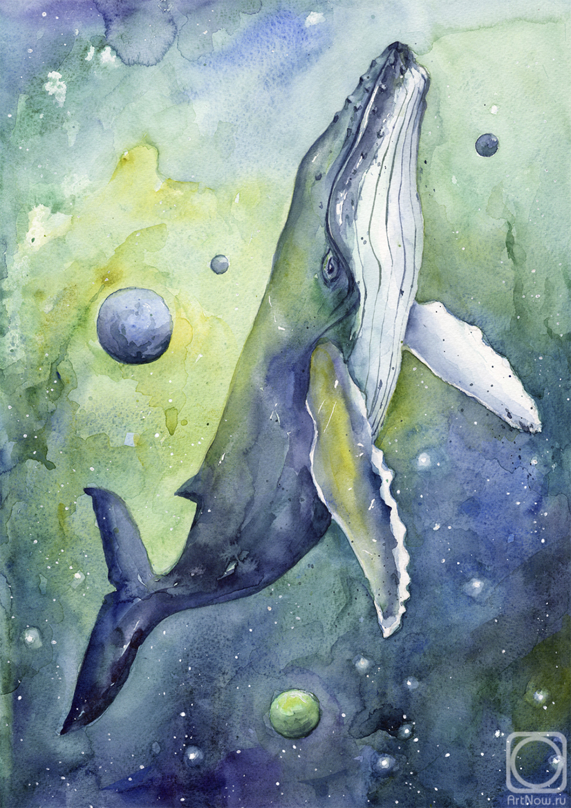 Shvetsov Dmitriy. Whale in space