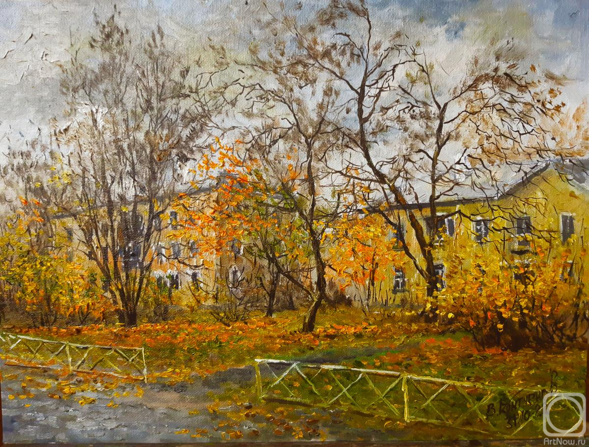 Konturiev Vaycheslav. Old houses. October