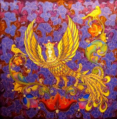 The Bird of Paradise Sirin (Interior A La Rus). Pastuhova Olga